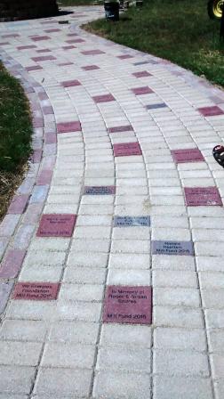 Recognition Brick Walkway